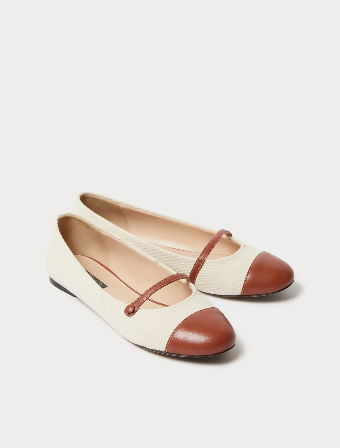 Marina Rinaldi Ballerines en toile NATUREL Hot