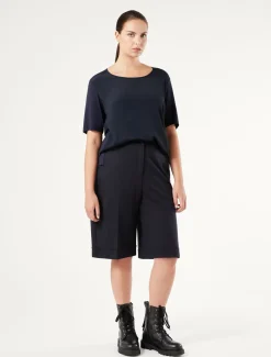 Marina Rinaldi Bermuda en jersey au point Milano BLEUMARINE Online