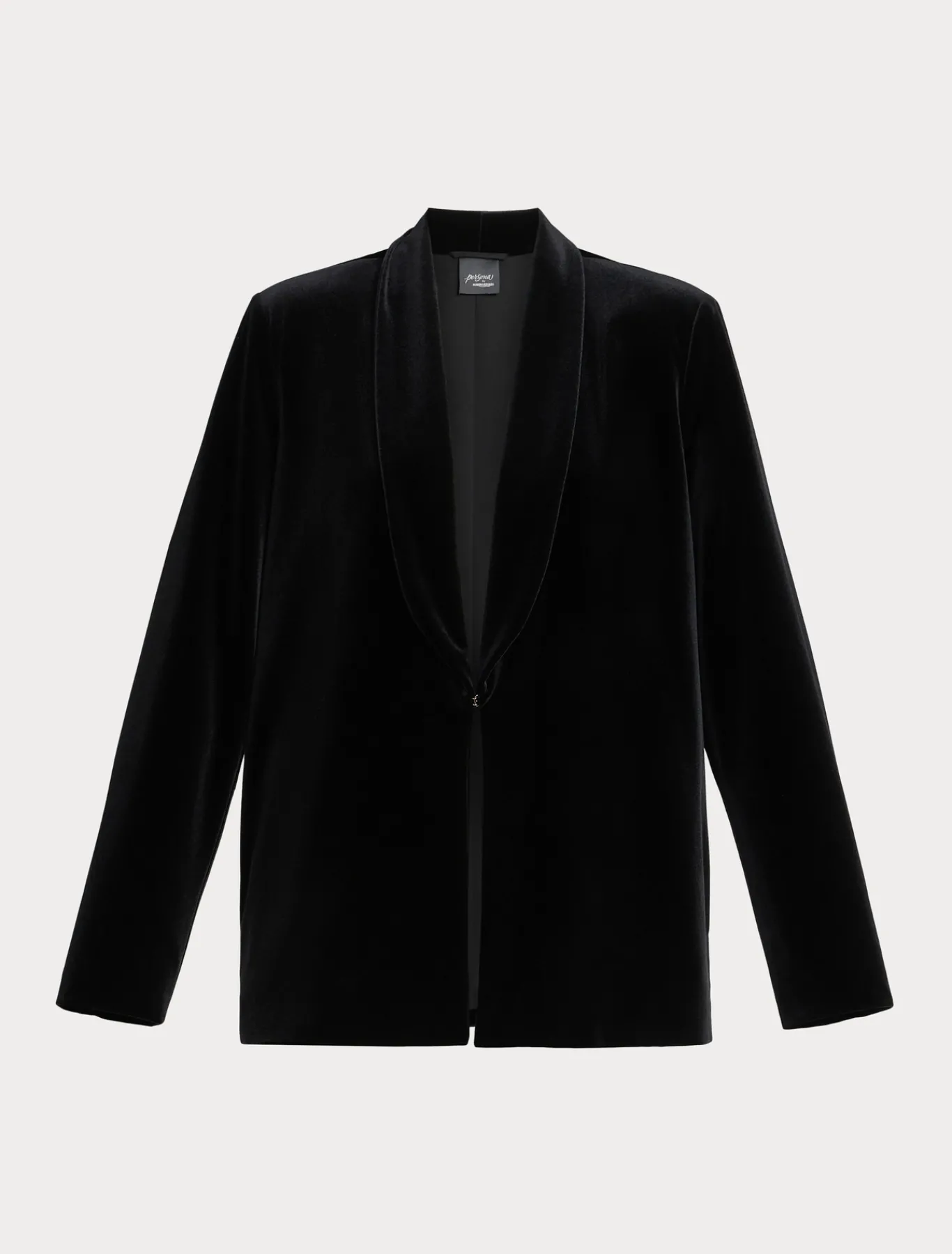 Marina Rinaldi Blazer en chenille stretch NOIR Outlet