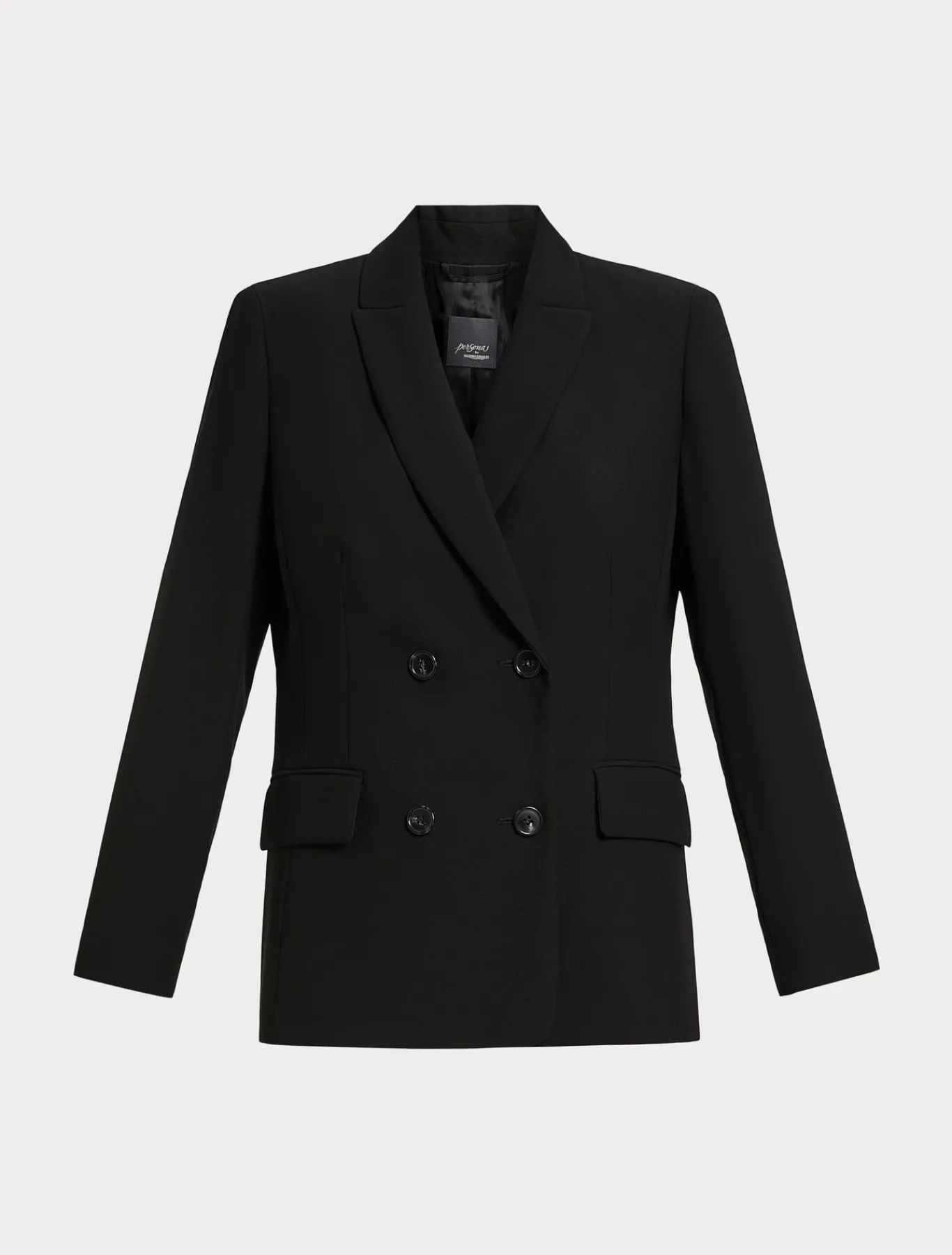 Marina Rinaldi Blazer en crêpe envers satin NOIR New