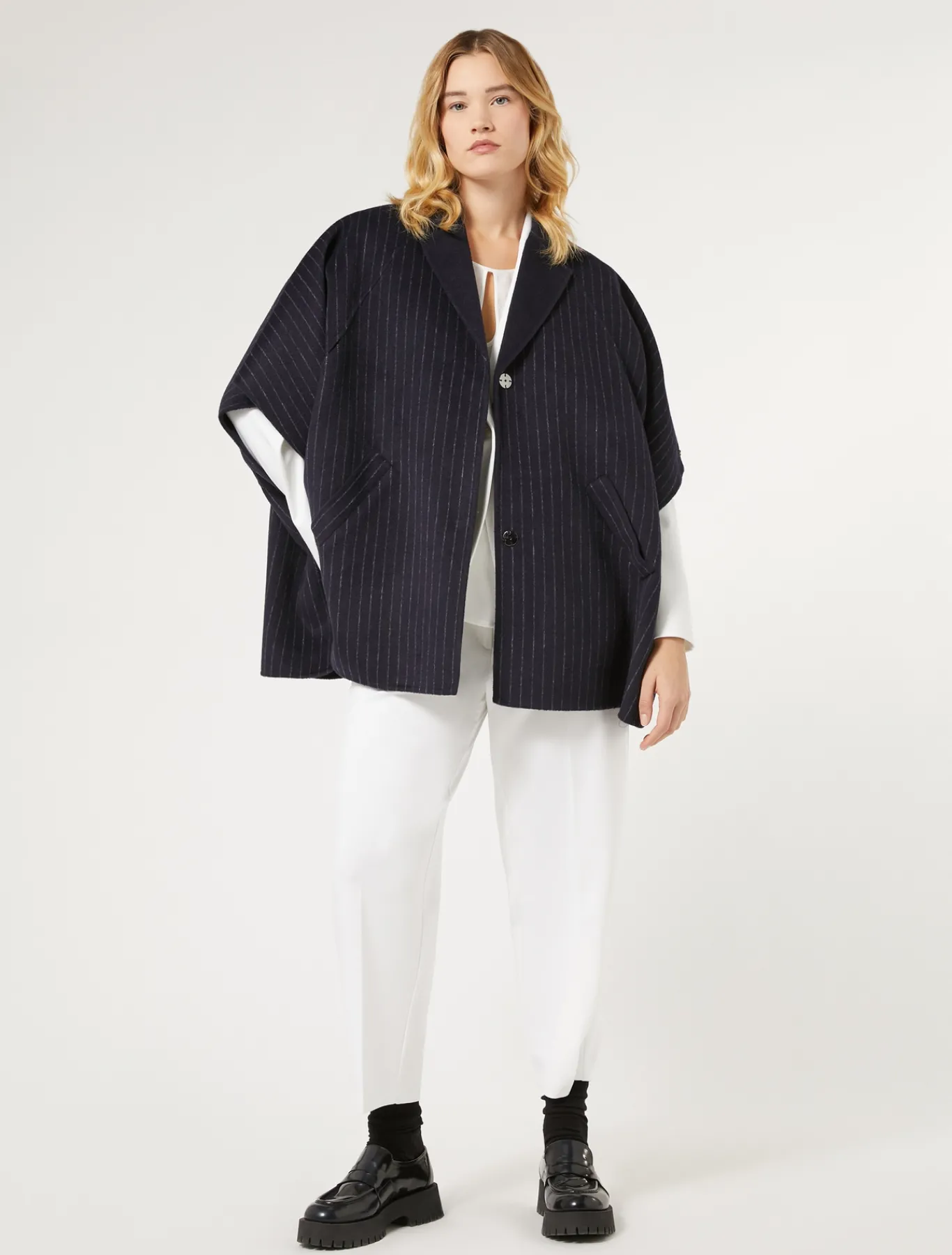 Marina Rinaldi Blazer en jersey point Milano BLANC Best