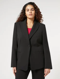 Marina Rinaldi Blazer en jersey stretch NOIR Fashion