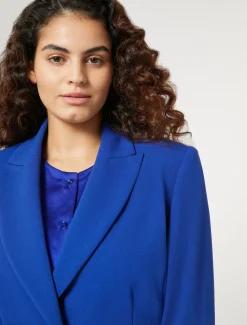 Marina Rinaldi Blazer en jersey stretch BLEUET Clearance