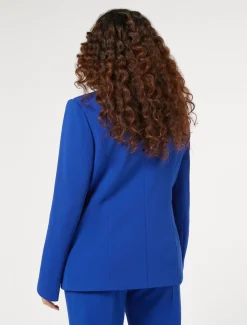 Marina Rinaldi Blazer en jersey stretch BLEUET Clearance