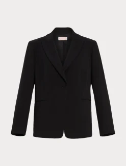 Marina Rinaldi Blazer en jersey stretch NOIR Fashion