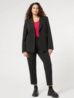 Marina Rinaldi Blazer en jersey stretch NOIR Fashion