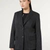 Marina Rinaldi Blazer en tissu point Milano BLEUMARINE Sale