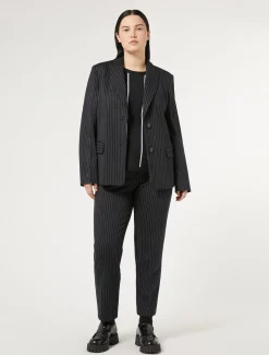 Marina Rinaldi Blazer en tissu point Milano BLEUMARINE Sale