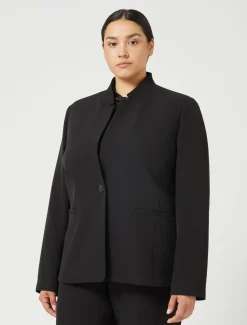 Marina Rinaldi Blazer en tissu technique NOIR Sale