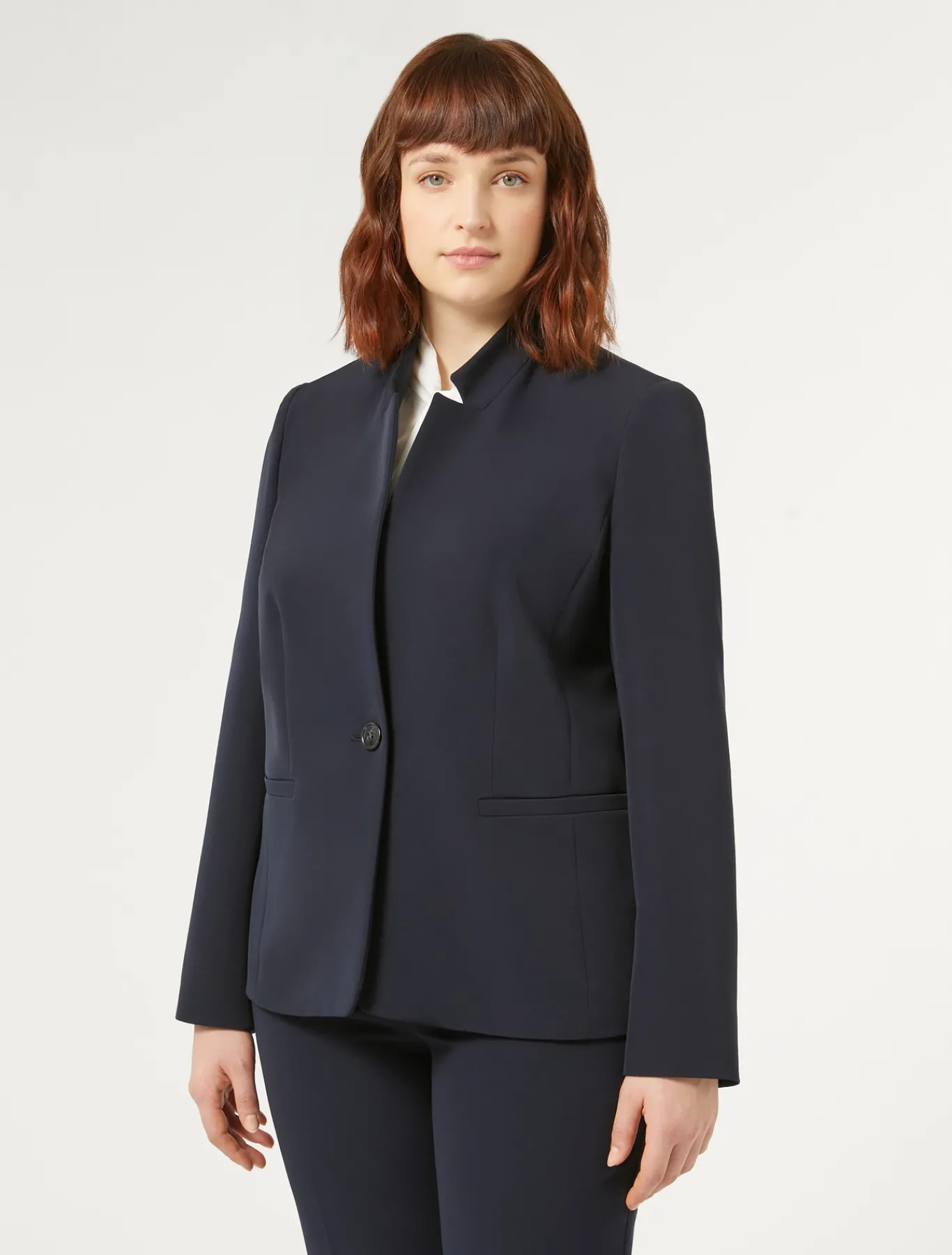 Marina Rinaldi Blazer en tissu technique BLEUNUIT Clearance