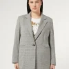 Marina Rinaldi Blazer en toile de viscose NOIR Online