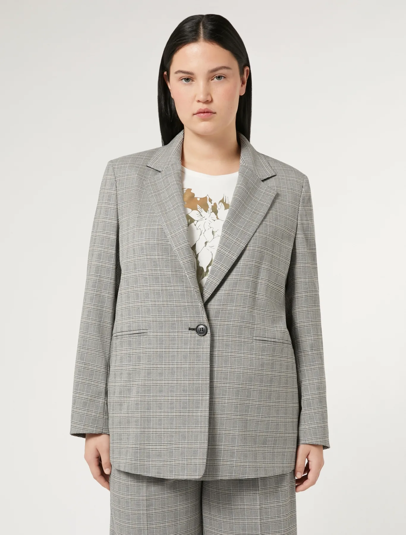 Marina Rinaldi Blazer en toile de viscose NOIR Online
