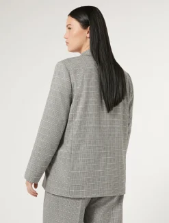 Marina Rinaldi Blazer en toile de viscose NOIR Online