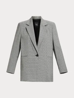 Marina Rinaldi Blazer en toile de viscose NOIR Online