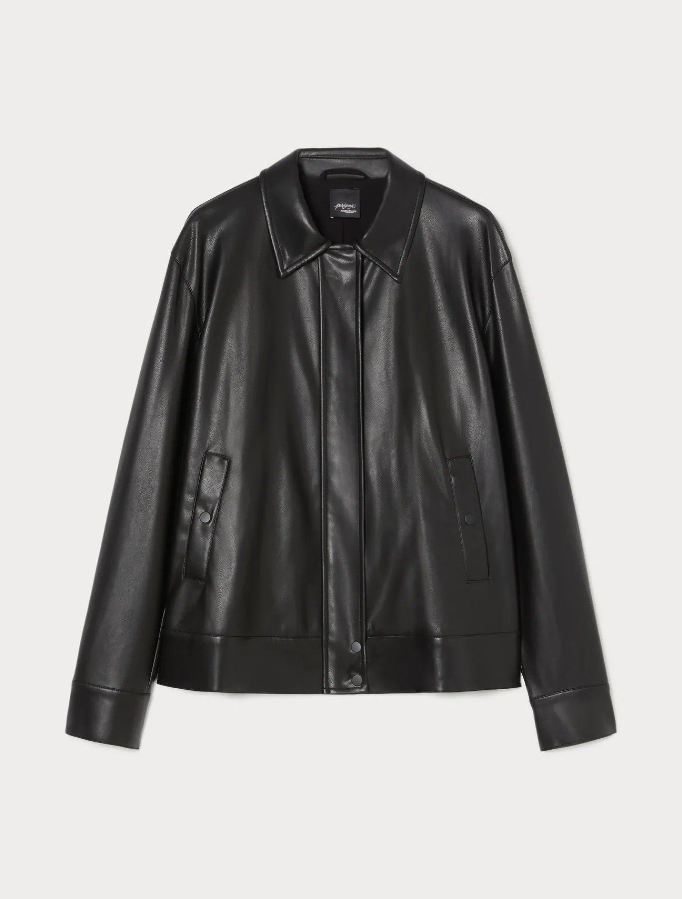 Marina Rinaldi Blouson bomber en jersey NOIR New