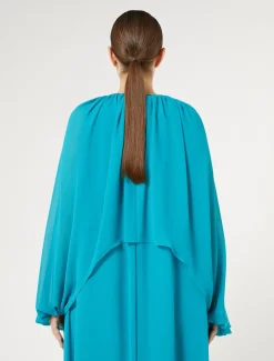 Marina Rinaldi Boléro en georgette TURQUOISE Sale