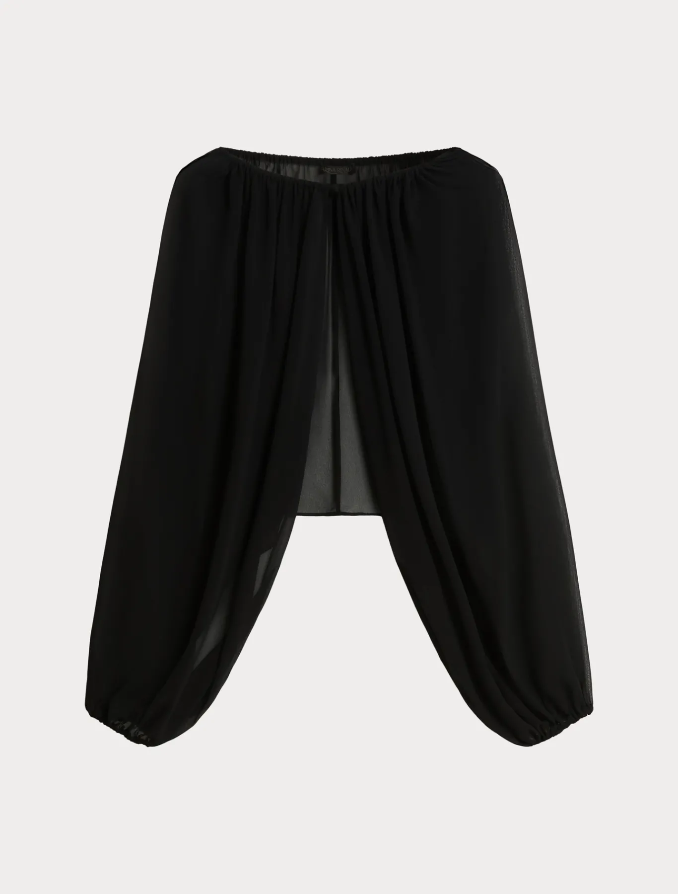 Marina Rinaldi Boléro en georgette NOIR Outlet
