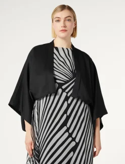 Marina Rinaldi Boléro en satin NOIR Hot