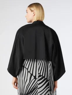 Marina Rinaldi Boléro en satin NOIR Hot