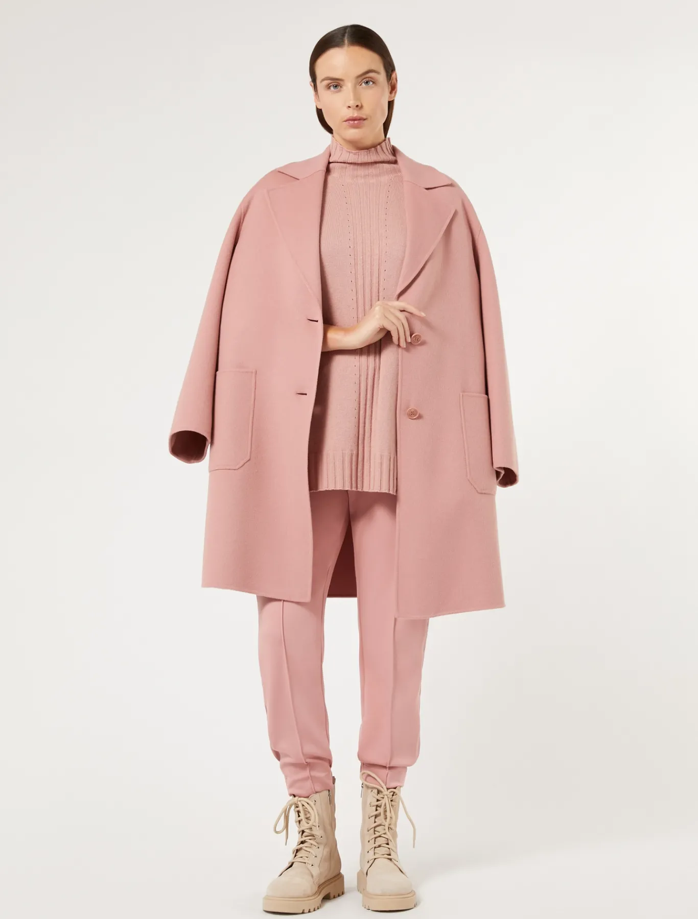 Marina Rinaldi Boots en cuir suédé BEIGE Sale