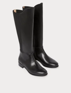 Marina Rinaldi Bottes en cuir NOIR Best