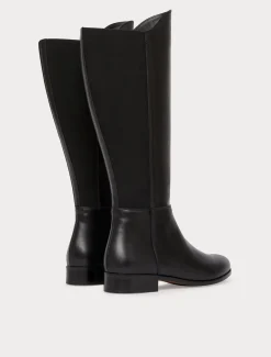 Marina Rinaldi Bottes en cuir NOIR Best