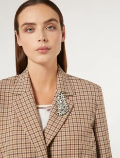 Marina Rinaldi Broche avec strass NOIR Hot