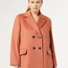 Marina Rinaldi Caban en drap de laine TERRECUITE Discount