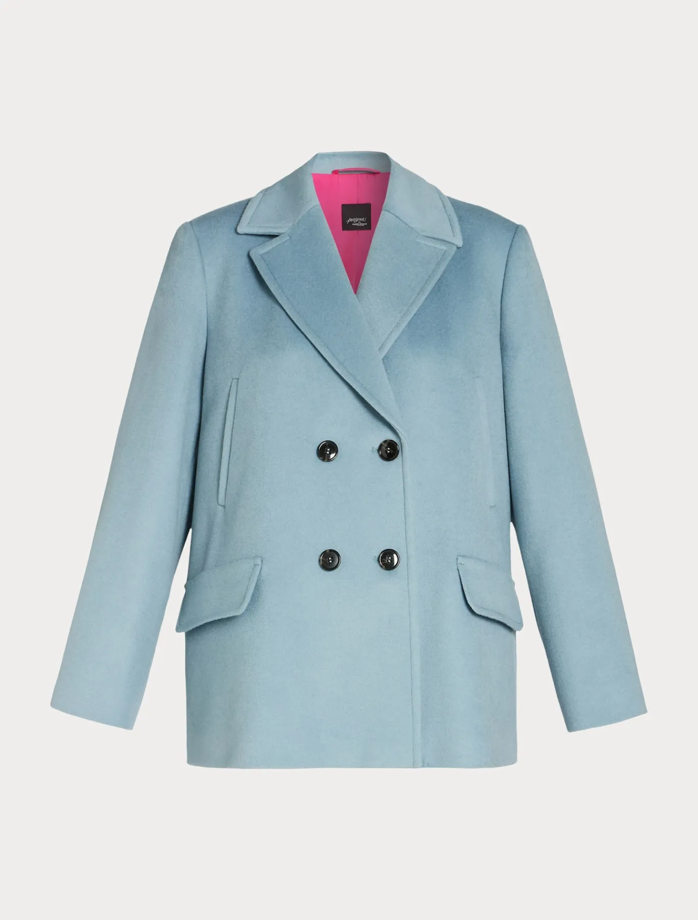 Marina Rinaldi Caban en drap de laine BLEUNUANCE' Outlet