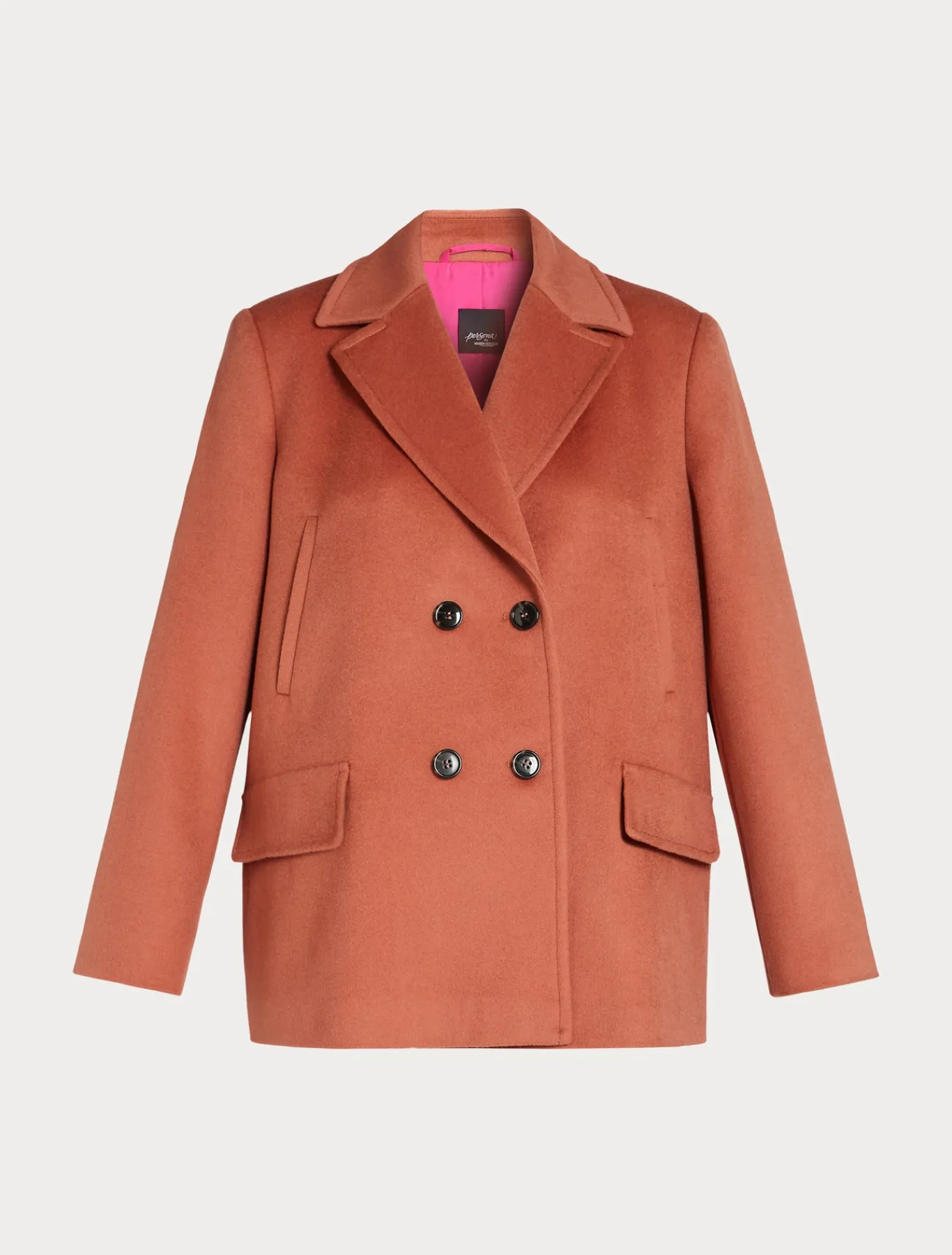 Marina Rinaldi Caban en drap de laine TERRECUITE Discount