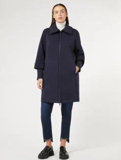 Marina Rinaldi Caban en jersey BLEUNUIT New