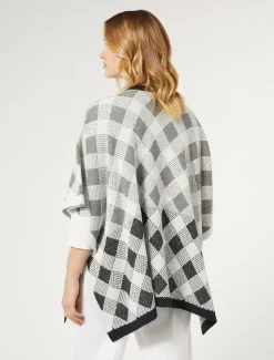 Marina Rinaldi Cape en jacquard piqué GRISMOYEN Online