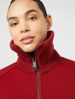 Marina Rinaldi Cape en jersey ROUGE New