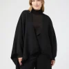 Marina Rinaldi Cape en laine NOIR Hot