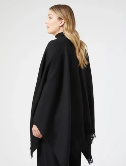 Marina Rinaldi Cape en laine NOIR Hot