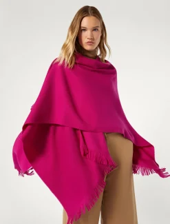 Marina Rinaldi Cape en laine CYCLAMEN Sale