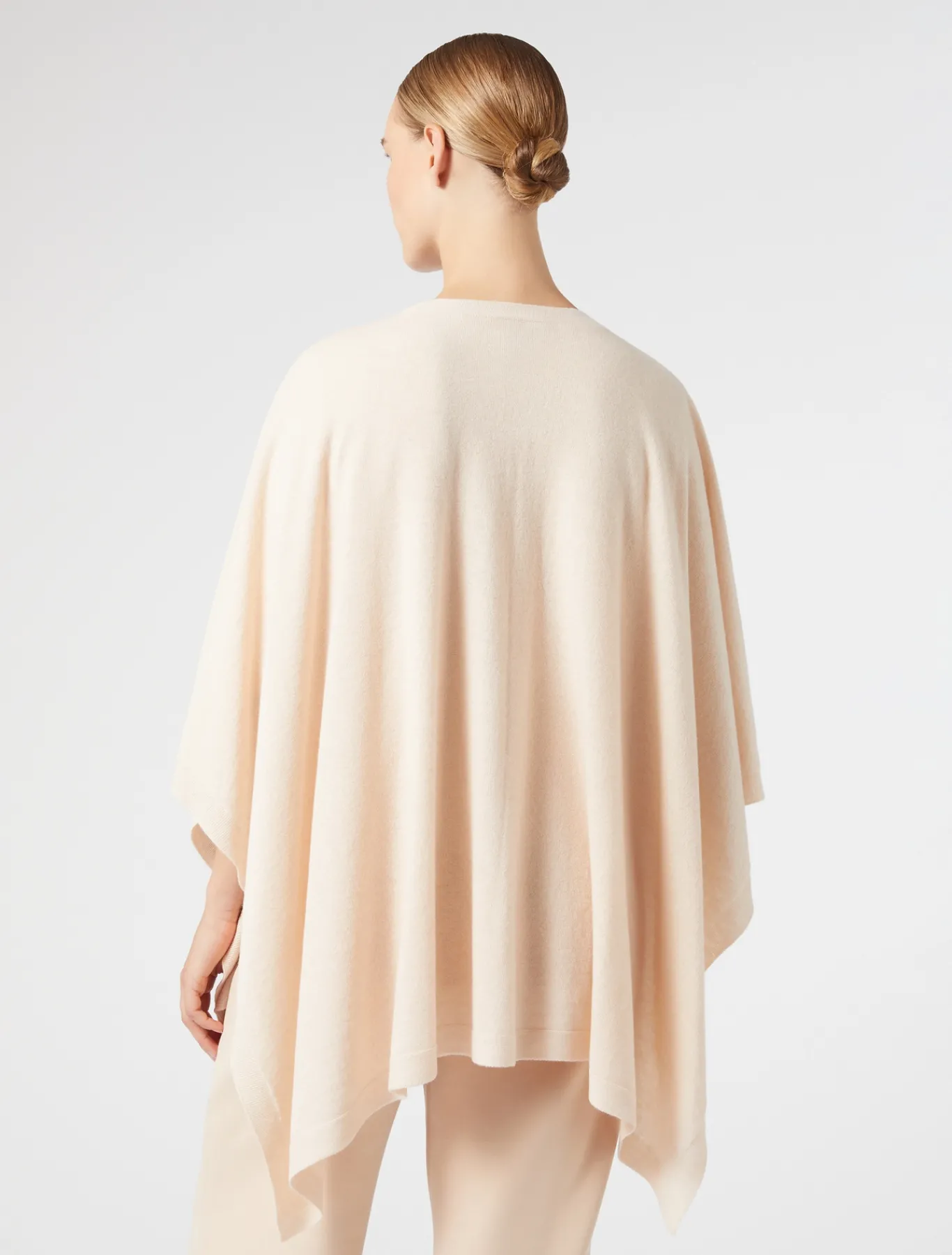 Marina Rinaldi Cape en laine cardée POUDRE Fashion