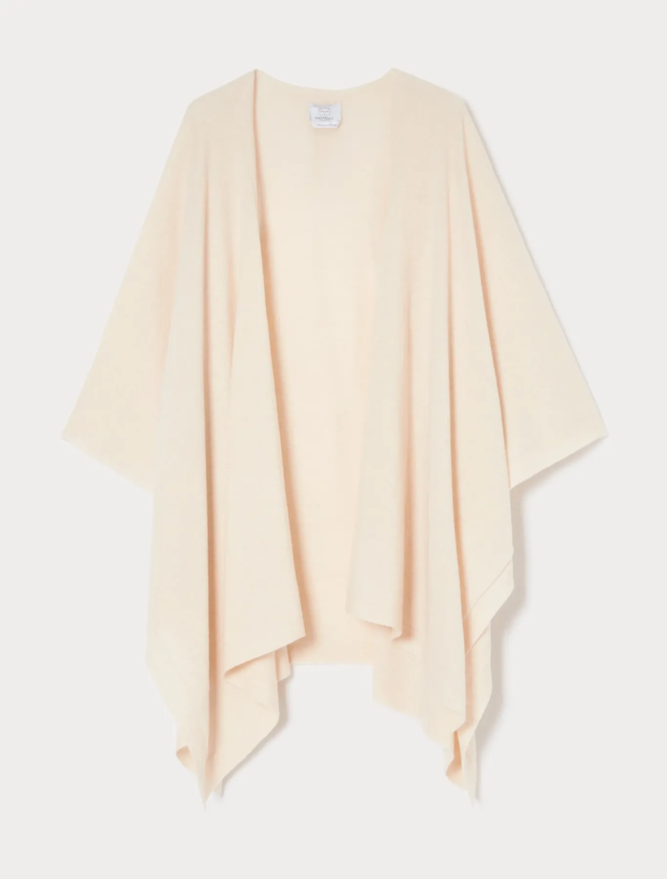 Marina Rinaldi Cape en laine cardée POUDRE Fashion