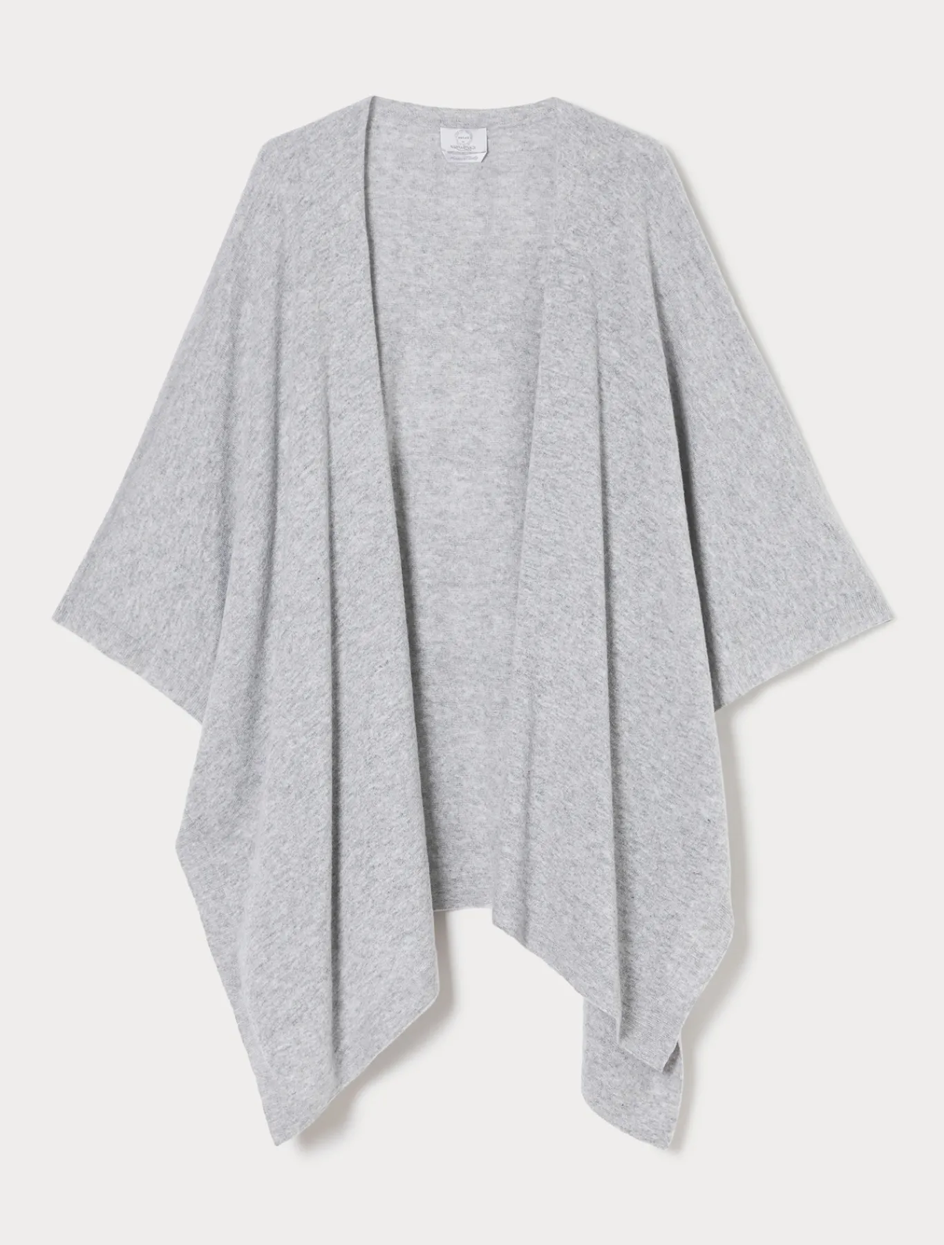Marina Rinaldi Cape en laine cardée GRISCLAIR Clearance