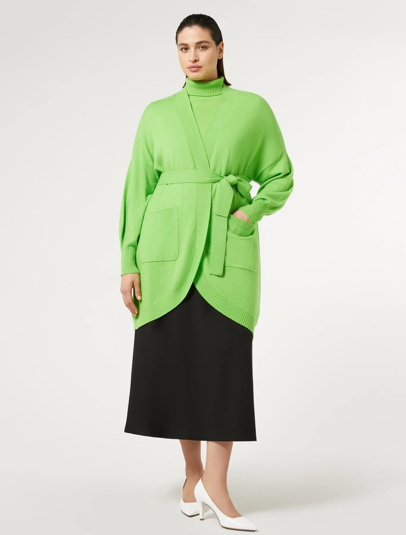 Marina Rinaldi Cardigan en cachemire LIME Best