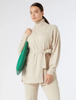 Marina Rinaldi Cardigan en cachemire BEIGE Discount