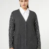 Marina Rinaldi Cardigan en cachemire mélangé GRISFONCE Sale