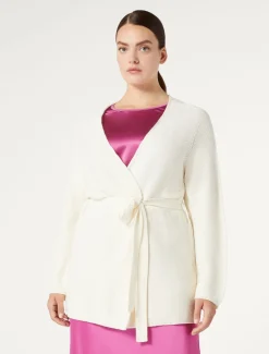 Marina Rinaldi Cardigan en coton BLANC Fashion
