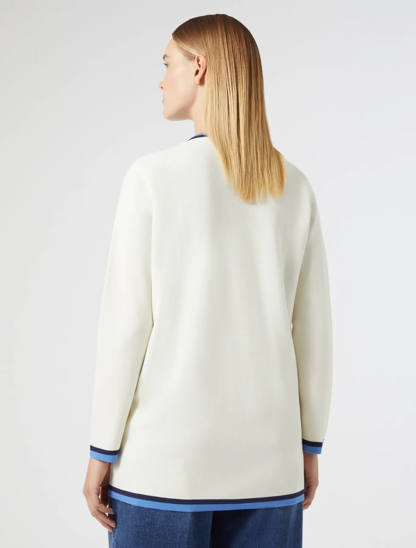 Marina Rinaldi Cardigan en coton modal IVOIRE Fashion
