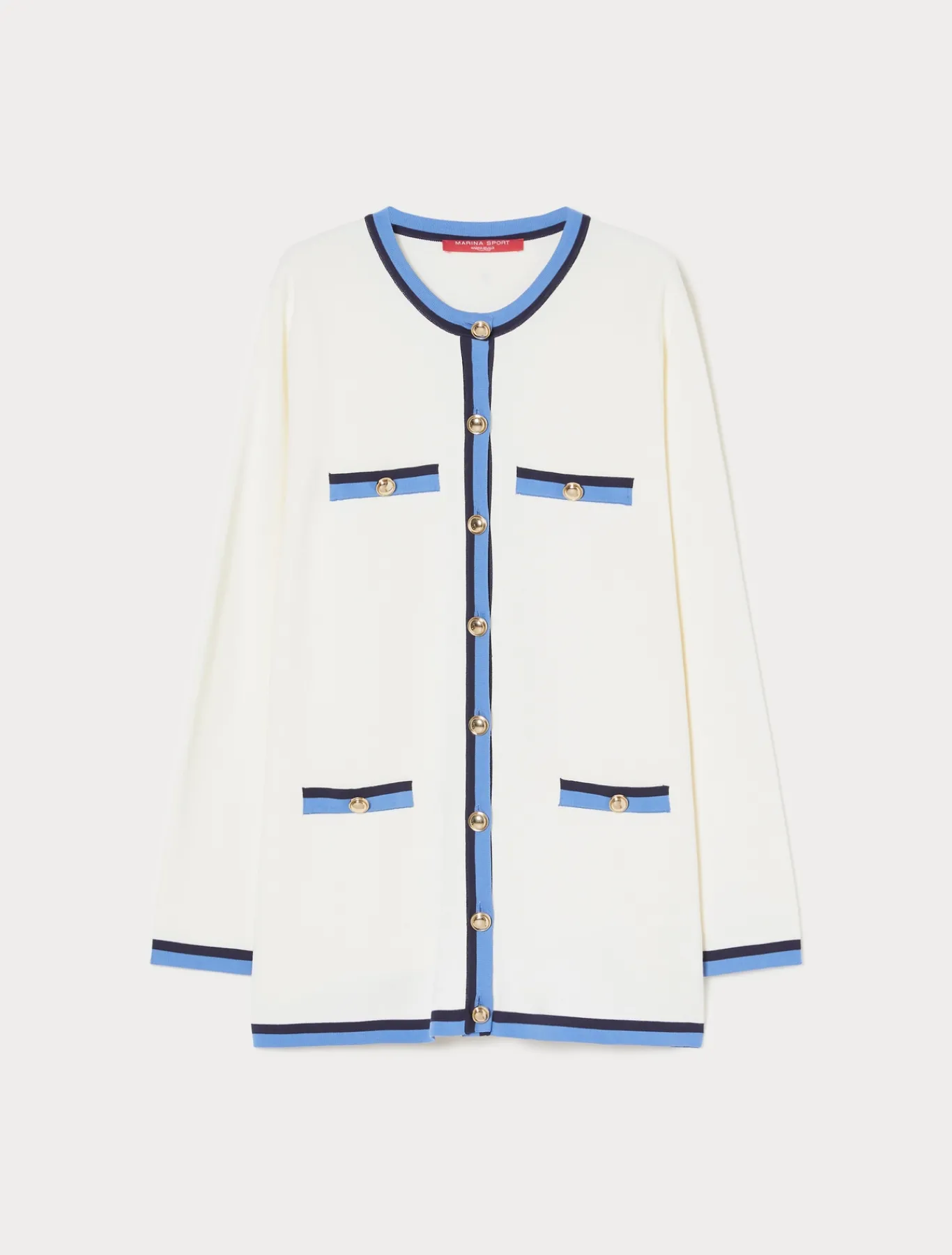 Marina Rinaldi Cardigan en coton modal IVOIRE Fashion