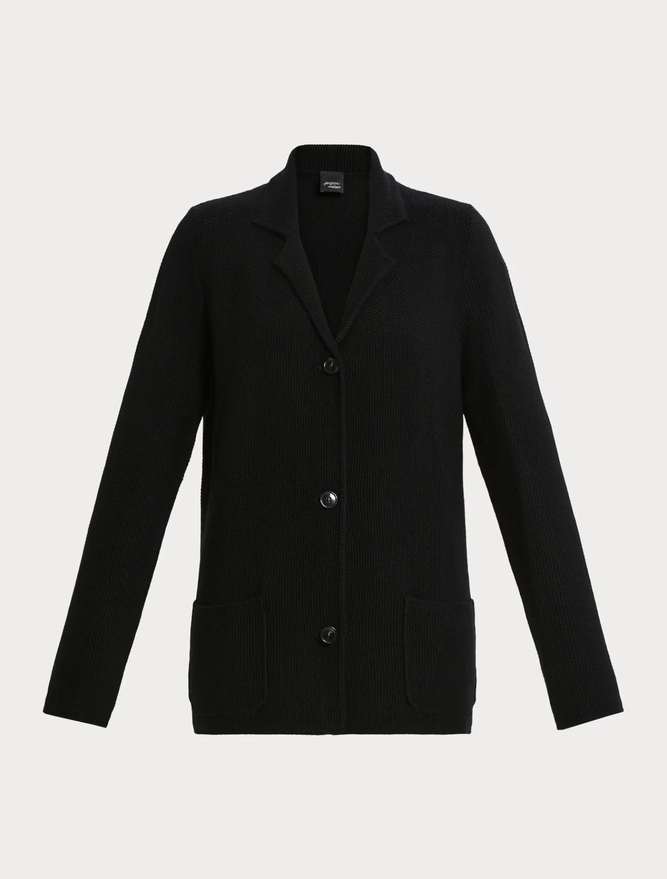 Marina Rinaldi Cardigan en fil de maille et laine NOIR Sale