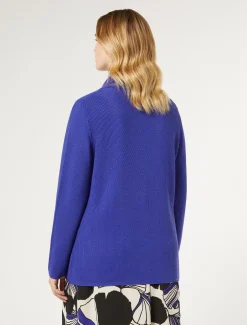Marina Rinaldi Cardigan en fil de maille et laine VIOLET Fashion