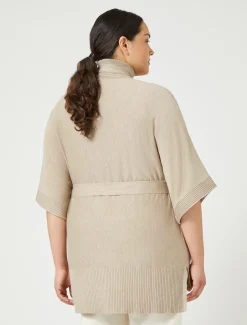 Marina Rinaldi Cardigan en fil de viscose BEIGE Online