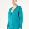 Marina Rinaldi Cardigan en laine VERT Hot
