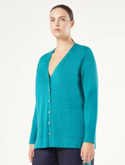 Marina Rinaldi Cardigan en laine VERT Hot